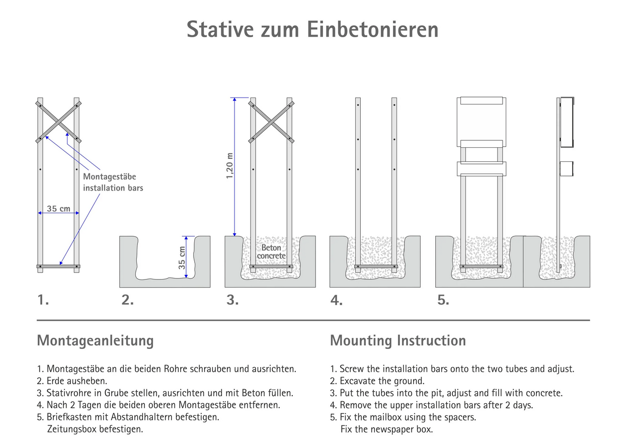 Briefkastenständer Keilbach
